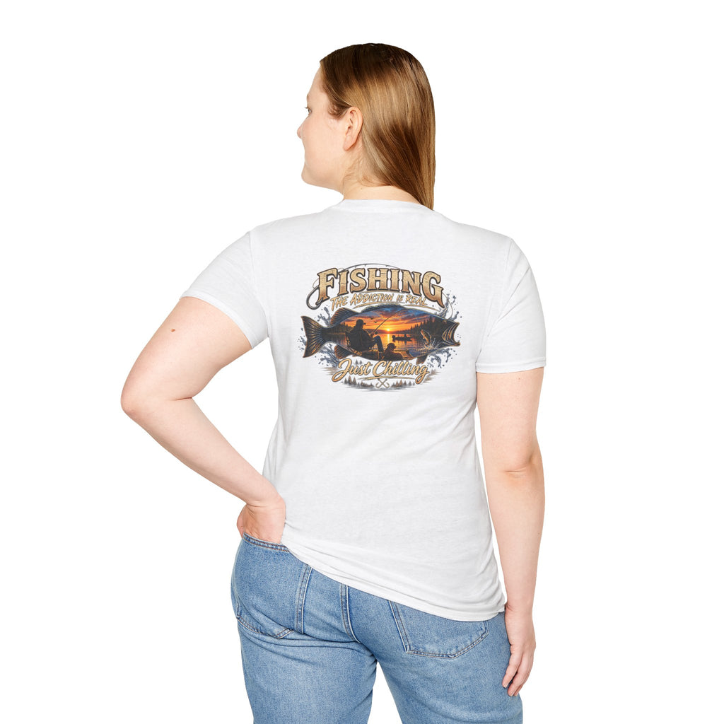 Fishing Addiction Unisex Softstyle T-Shirt | Just Chilling Tee for Anglers | Gift for Fishing Lovers, Outdoorsmen, Father's Day, [...]