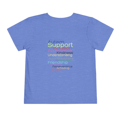 Toddler Short Sleeve Tee – Autism Support Shirt | Soft Cotton Kids T-Shirt
