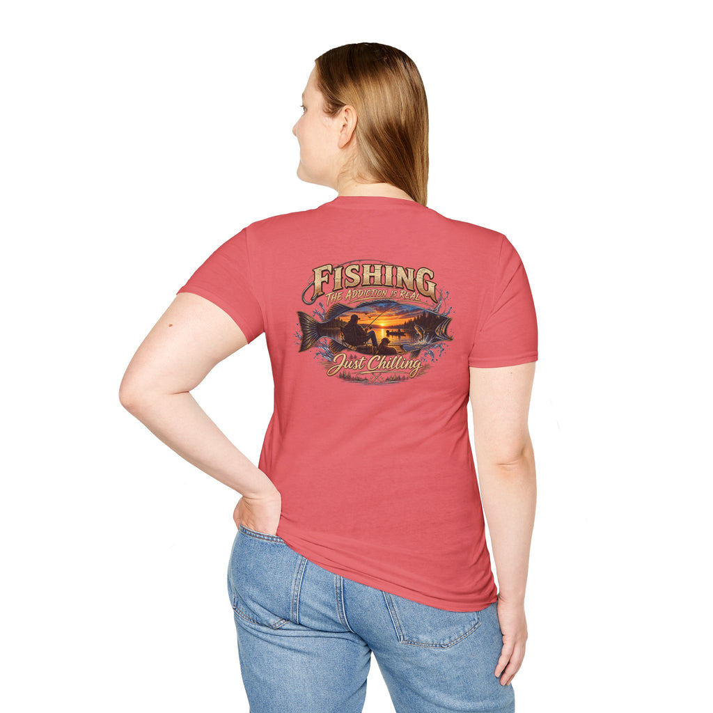 Fishing Addiction Unisex Softstyle T-Shirt | Just Chilling Tee for Anglers | Gift for Fishing Lovers, Outdoorsmen, Father's Day, [...]