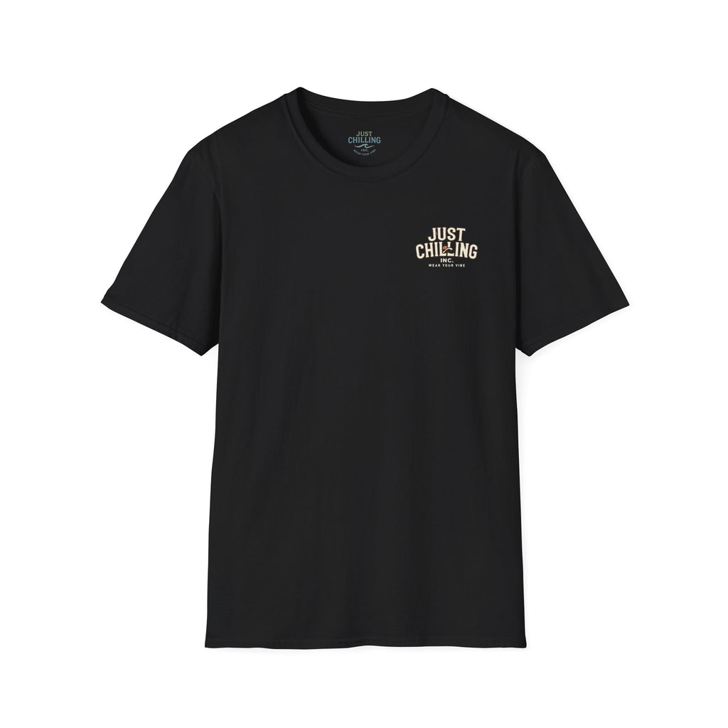 Just Chilling Minimal Tee — Casual Retro 'Just Chilling' T-Shirt