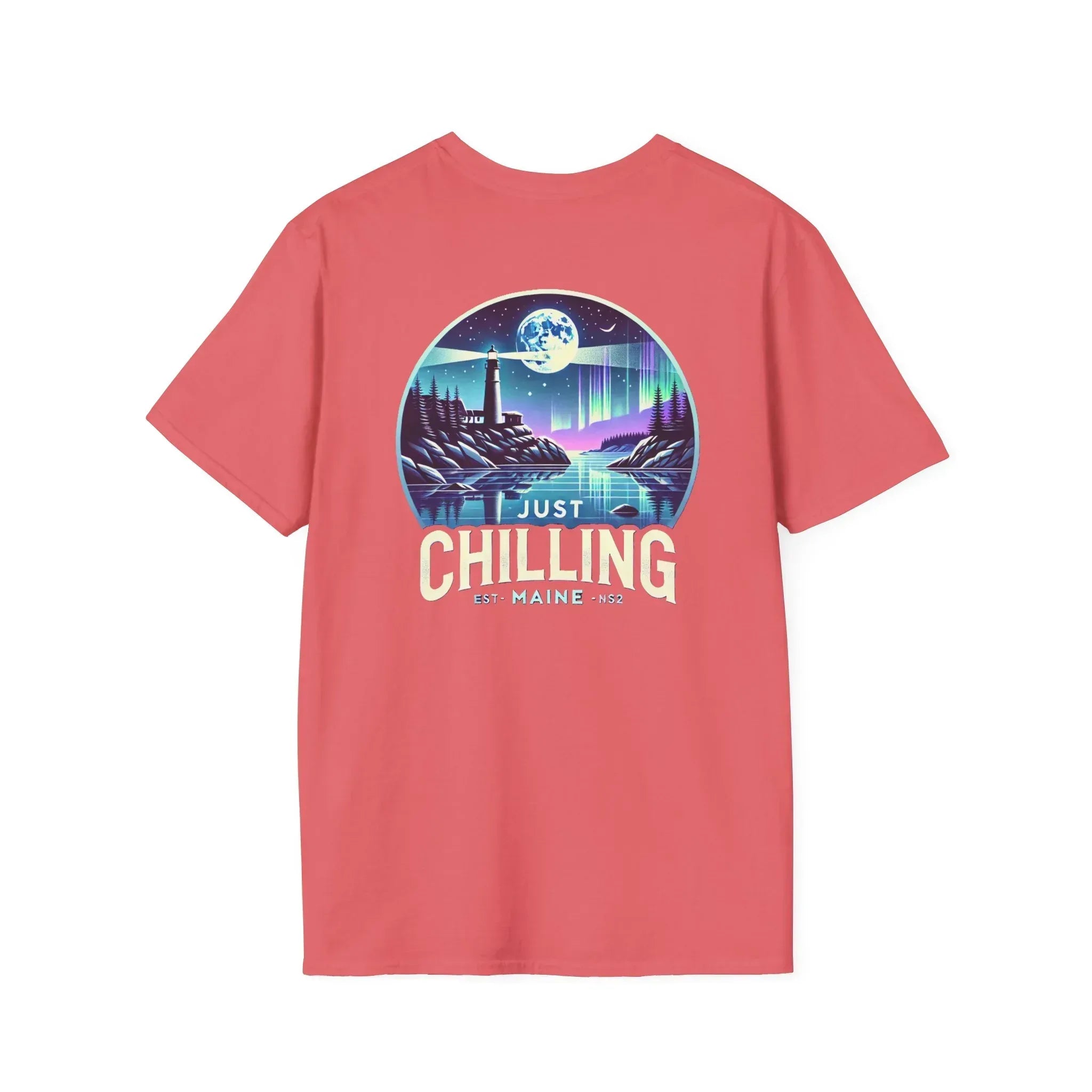 Just Chilling Scenic Tee – Coastal Escape- Maine Edition - Just Chilling Inc.