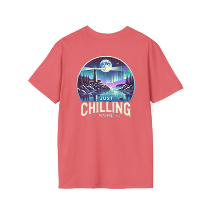 Just Chilling Scenic Tee – Coastal Escape- Maine Edition