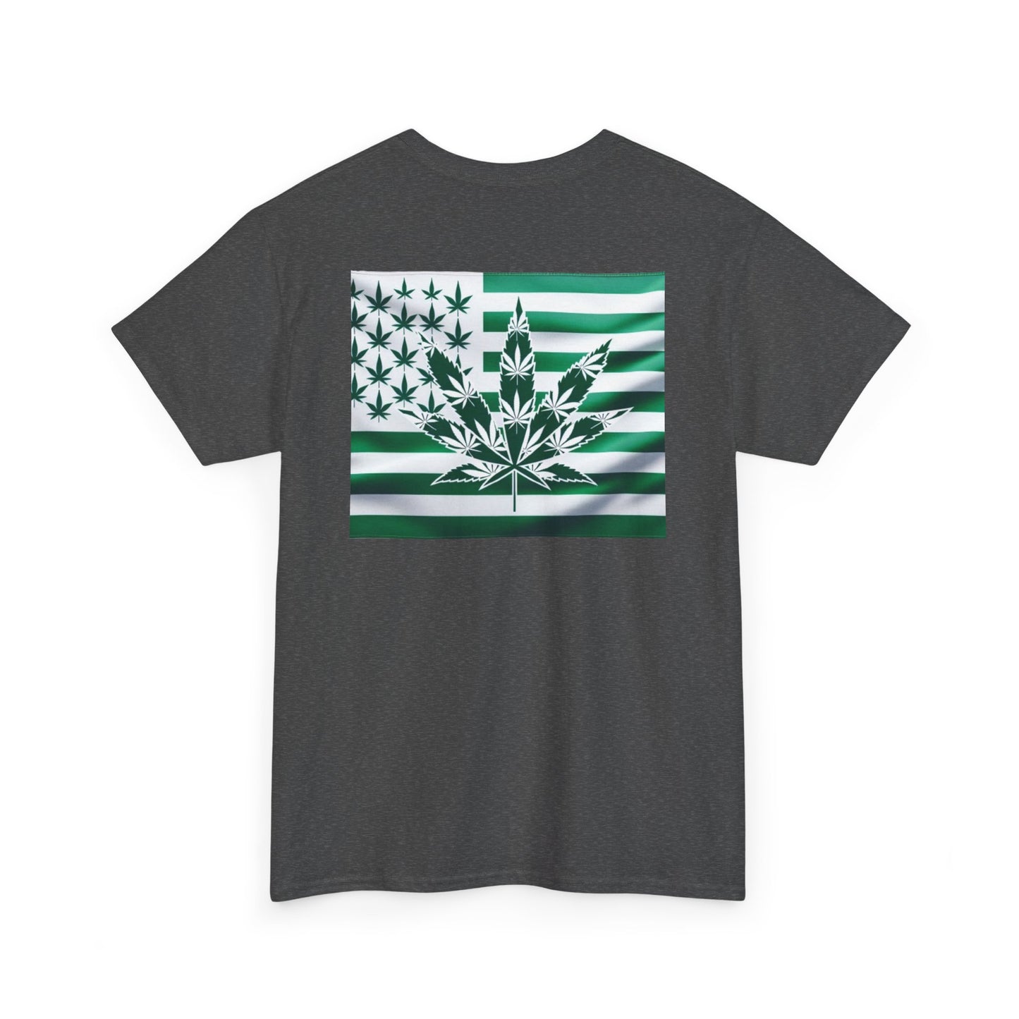 Unisex Heavy Cotton Tee cannabis all-star and flag tee