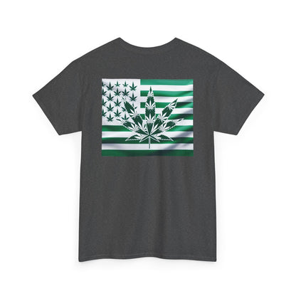 Unisex Heavy Cotton Tee cannabis all-star and flag tee