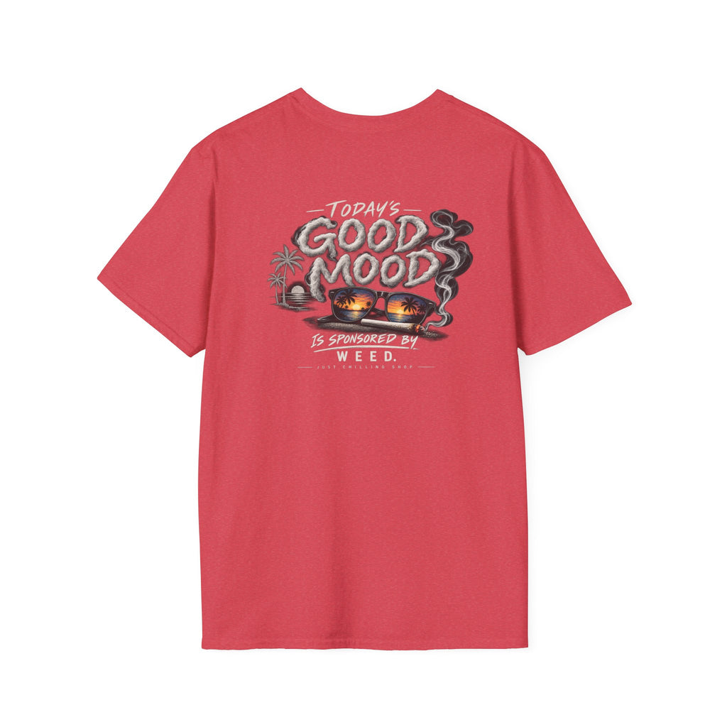 Today's good mood was brought to you by weed-  cannabis All Star Basic tee