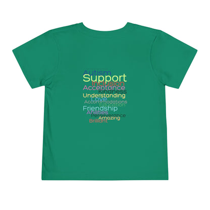 Toddler Short Sleeve Tee – Autism Support Shirt | Soft Cotton Kids T-Shirt