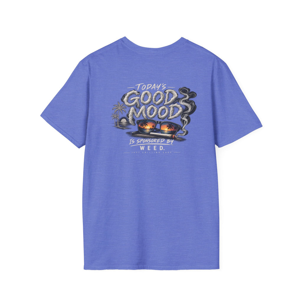 Today's good mood was brought to you by weed-  cannabis All Star Basic tee