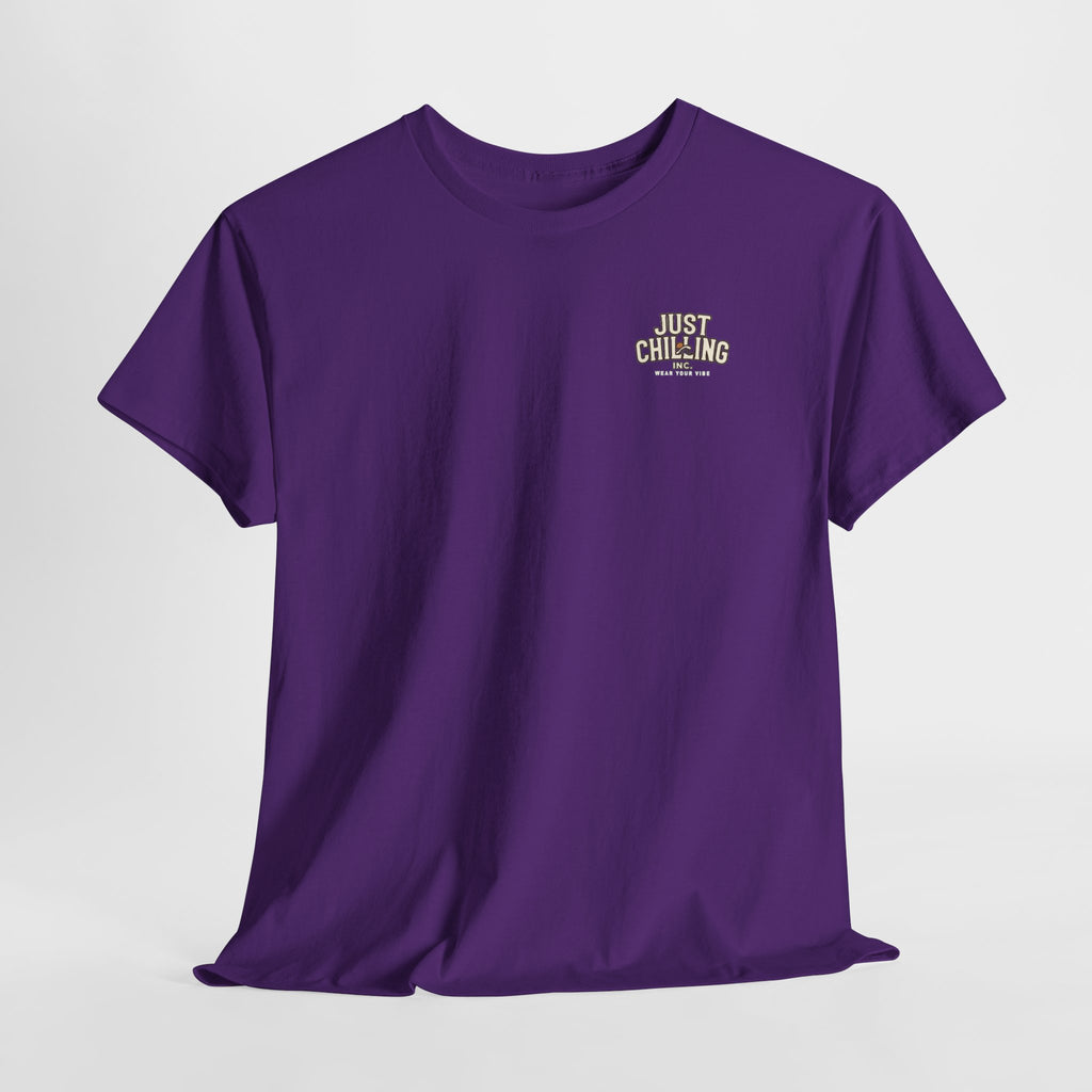 Just Chillin' Tee — "Stoned Not Lazy, Just On My Own Vibe" Graphic Shirt
