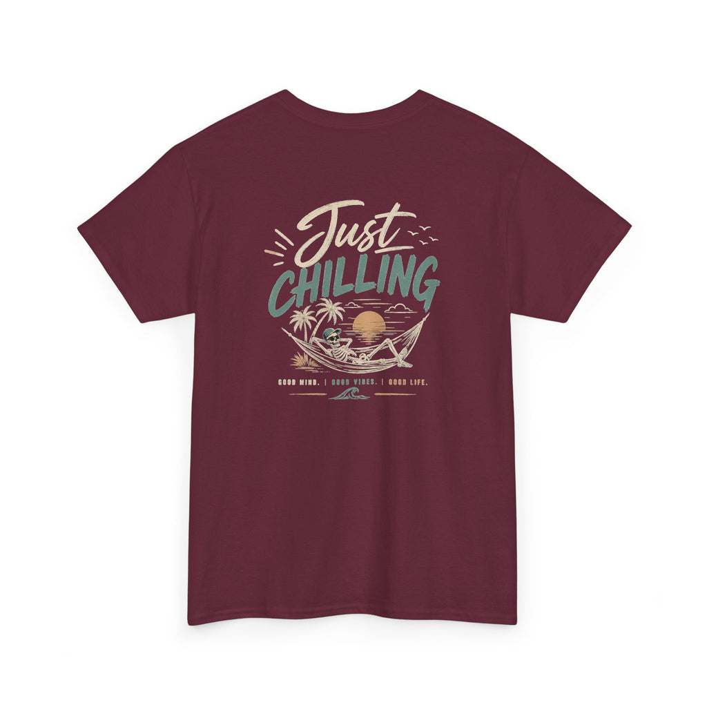 Just Chilling T-Shirt — Retro Beach Graphic Tee