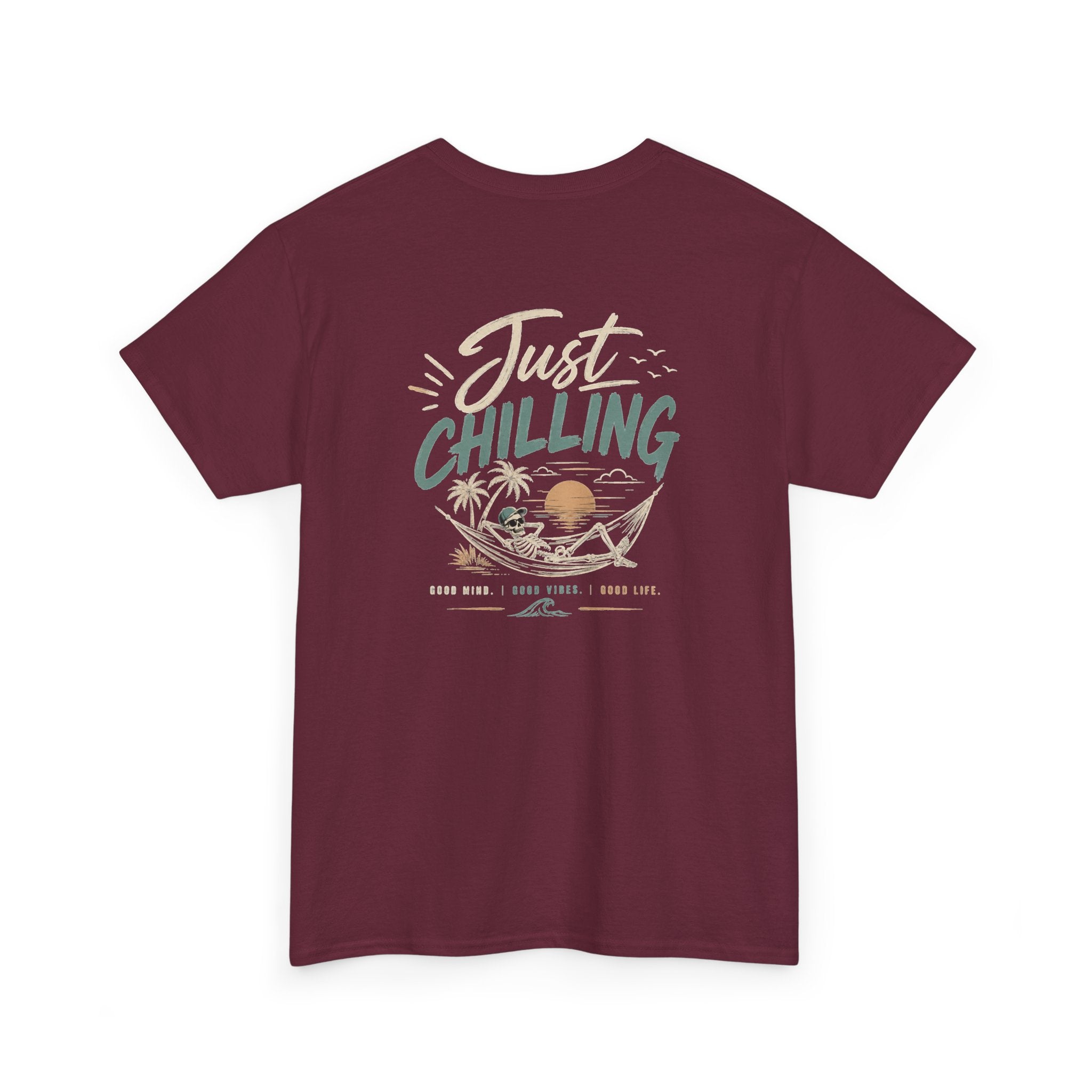Just Chilling T-Shirt — Retro Beach Graphic Tee