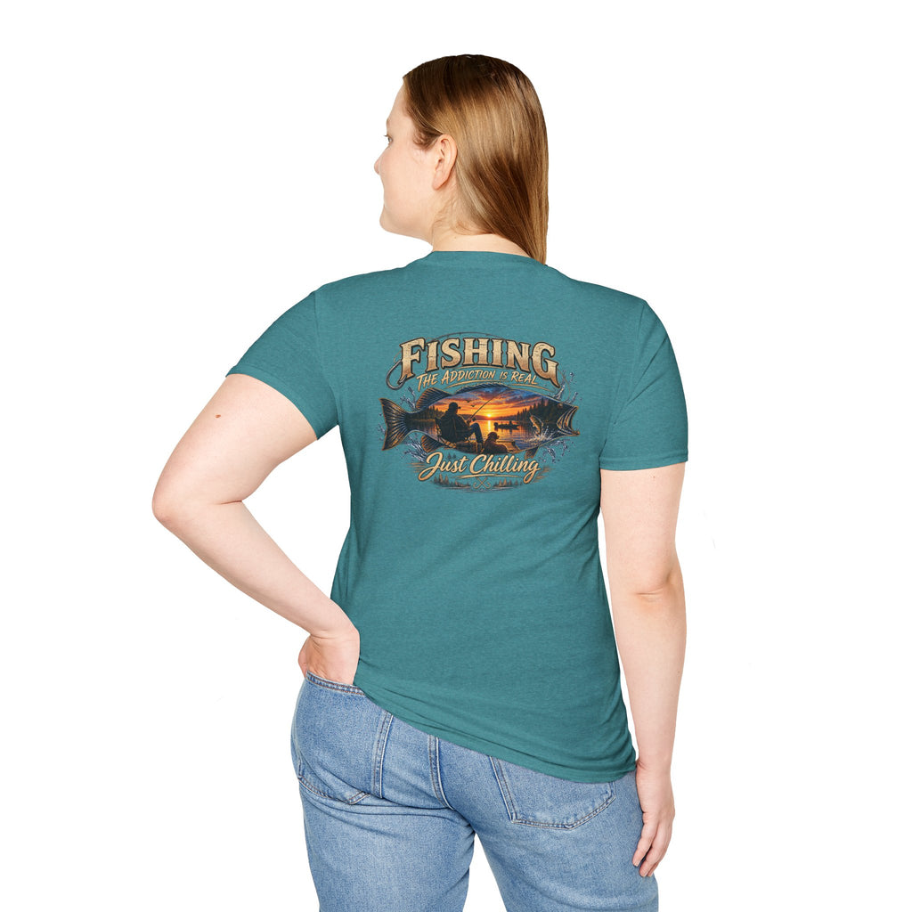 Fishing Addiction Unisex Softstyle T-Shirt | Just Chilling Tee for Anglers | Gift for Fishing Lovers, Outdoorsmen, Father's Day, [...]