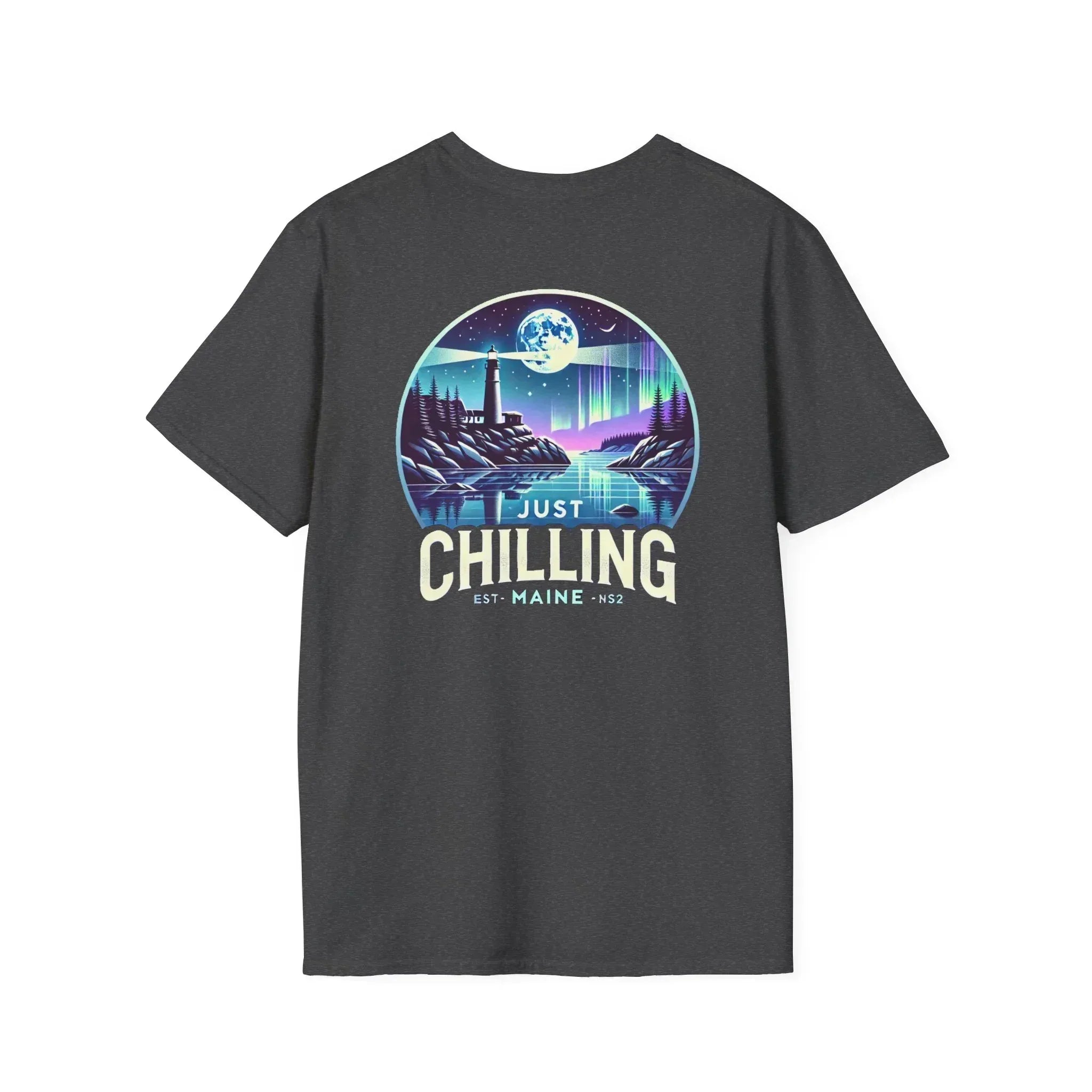Just Chilling Scenic Tee – Coastal Escape- Maine Edition - Just Chilling Inc.