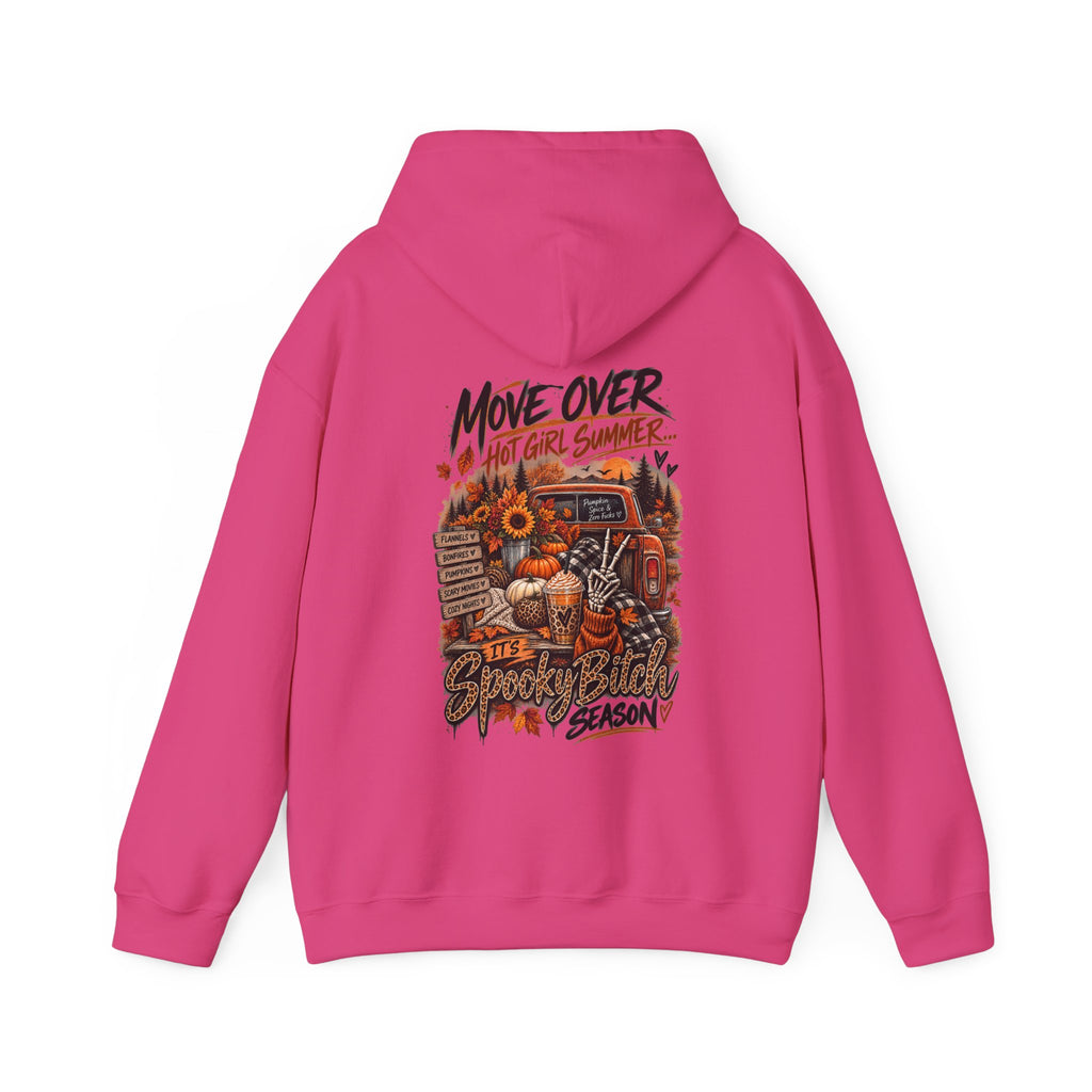 Halloween Truck Hoodie — "Move Over" Fall Pumpkin Harvest Sweatshirt