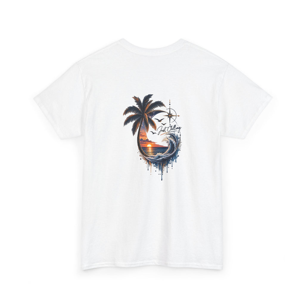 Just Chilling Coastal Sunset Tee