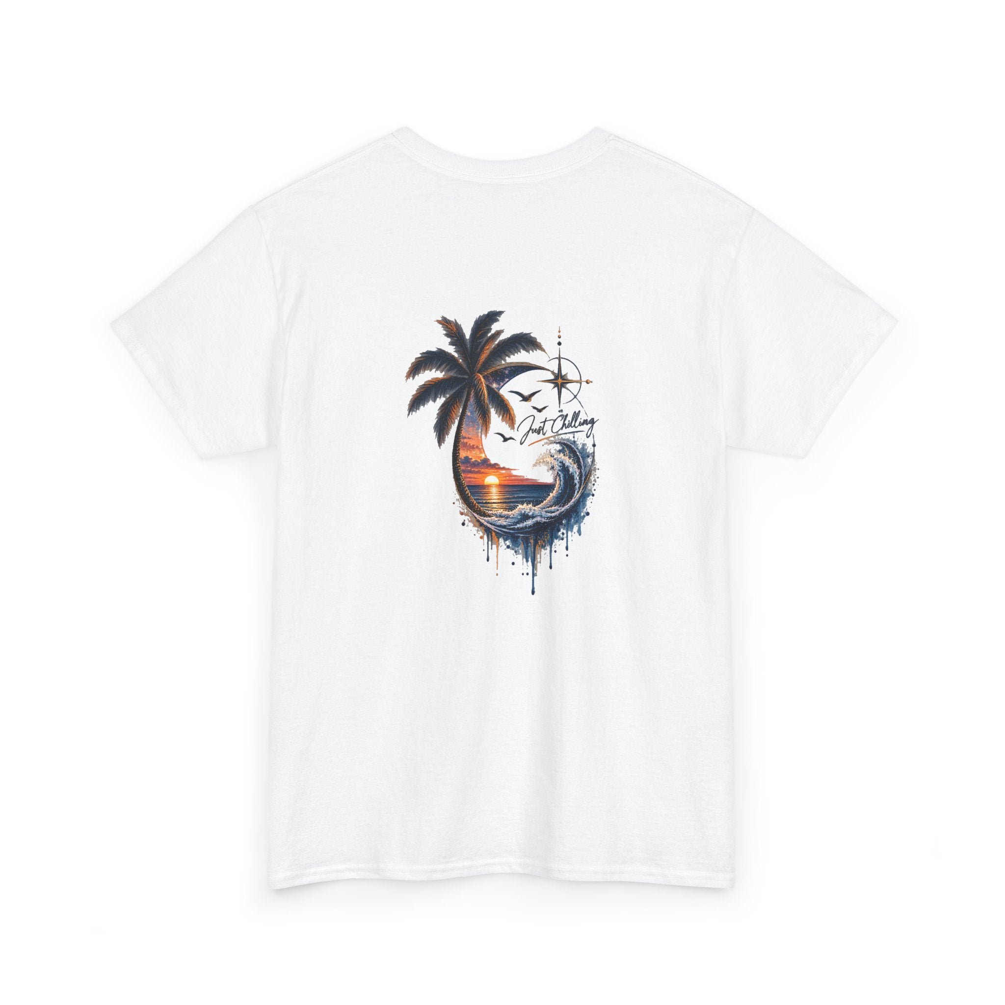 Just Chilling Coastal Sunset Tee