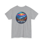 Just Chilling Beach Sunset T-Shirt — Relaxed Vibes Tee North Carolina Vibes
