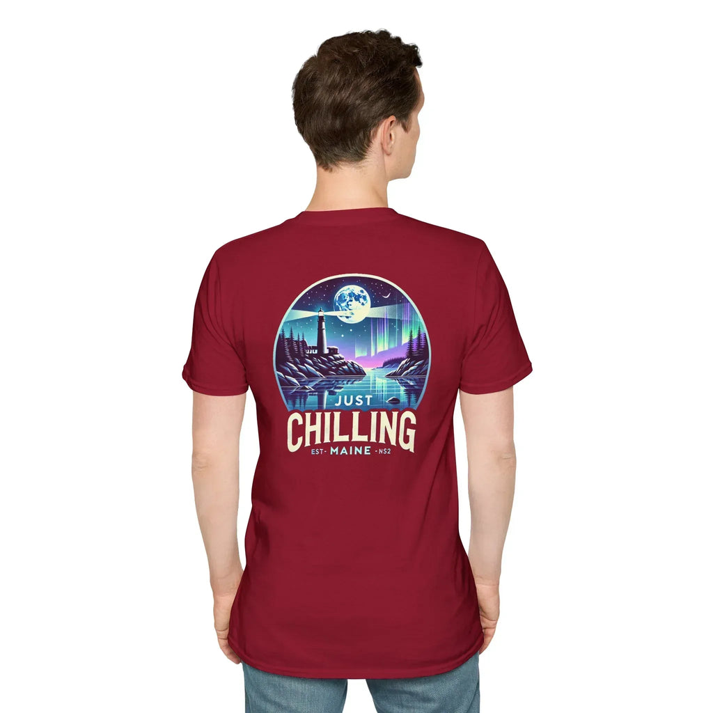 Just Chilling Scenic Tee – Coastal Escape- Maine Edition - Just Chilling Inc.