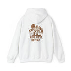 Unisex Supply Hoodie – Midweight Cotton Polyester Pullover Fleece Top - Just Chilling Inc.