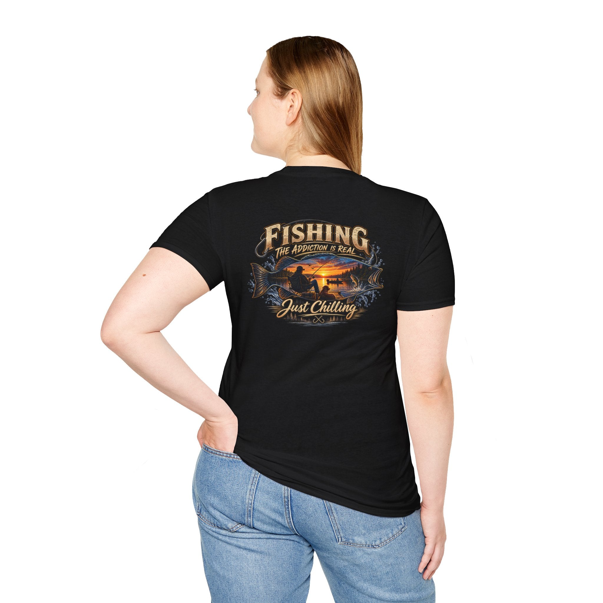 Fishing Addiction Unisex Softstyle T-Shirt | Just Chilling Tee for Anglers | Gift for Fishing Lovers, Outdoorsmen, Father's Day, [...]