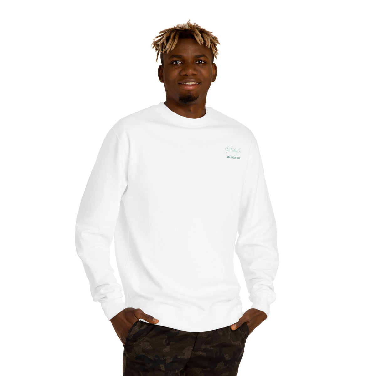 Just Chilling Sweatshirt — Cozy Lake Sunset Crewneck