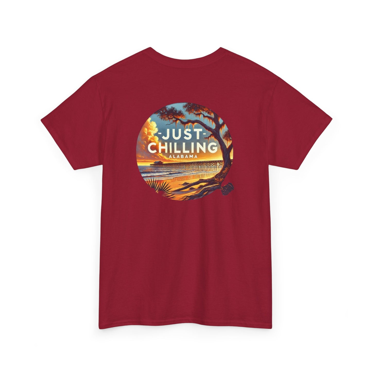 Garment Dyed Tee – Unisex Cotton Shirt With Alabama Outdoors Design