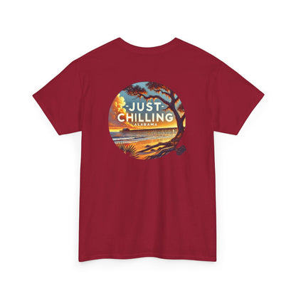 Garment Dyed Tee – Unisex Cotton Shirt With Alabama Outdoors Design