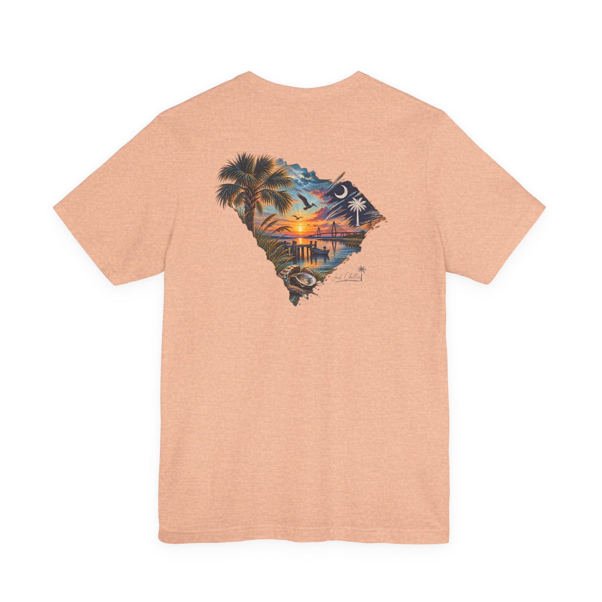 South Carolina Sunset Beach T-Shirt — Coastal Palmetto State Graphic Tee
