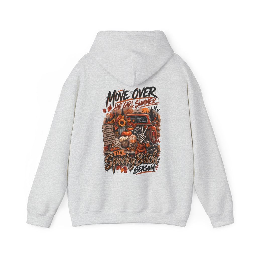 Halloween Truck Hoodie — "Move Over" Fall Pumpkin Harvest Sweatshirt