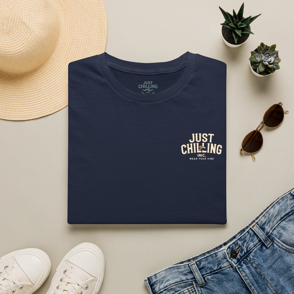 Just Chilling Minimal Tee — Casual Retro 'Just Chilling' T-Shirt
