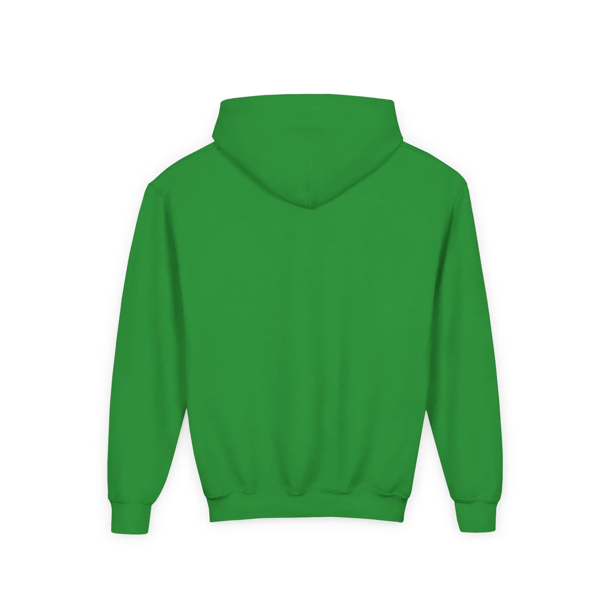 Youth Hooded Sweatshirt - Soft Cotton Polyester Hoodie with Kangaroo Pocket - Just Chilling Inc.