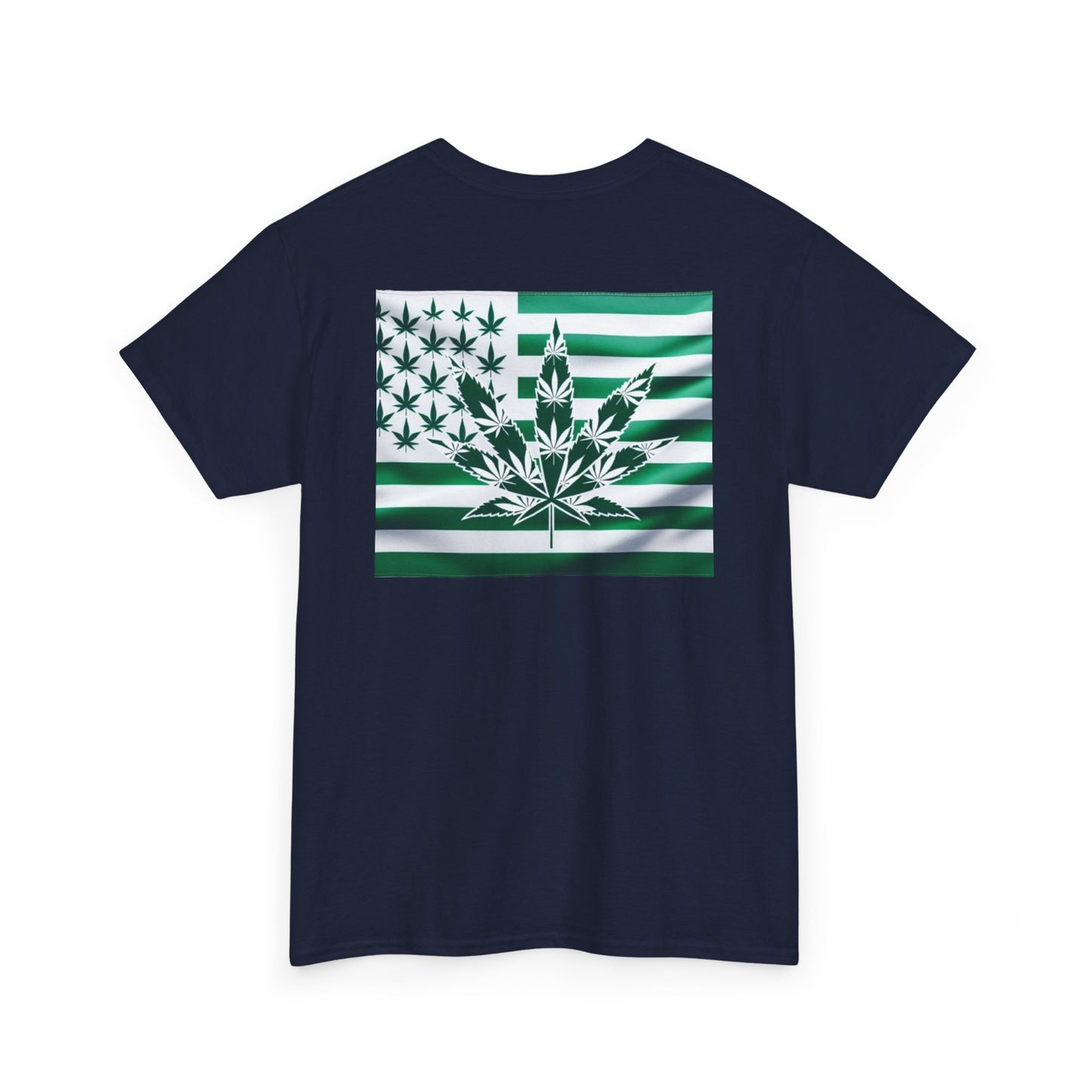 Unisex Heavy Cotton Tee cannabis all-star and flag tee