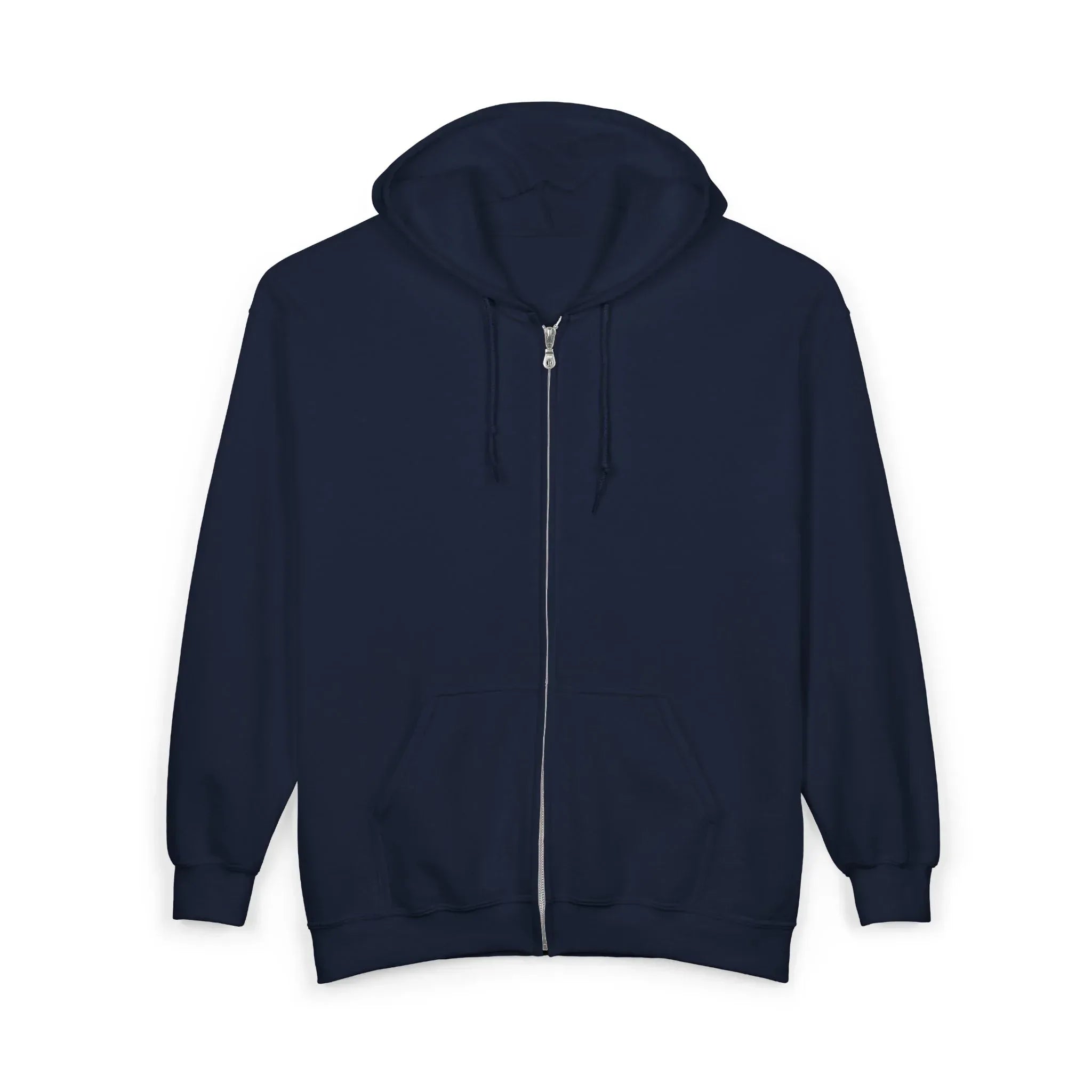 Full Zip Hooded Sweatshirt – Classic Fit Cotton Polyester Blend Hoodie - Just Chilling Inc.