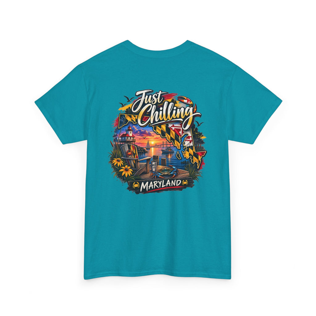 Maryland State Vibes T-Shirt — Baltimore MD Flag Inspired Tee