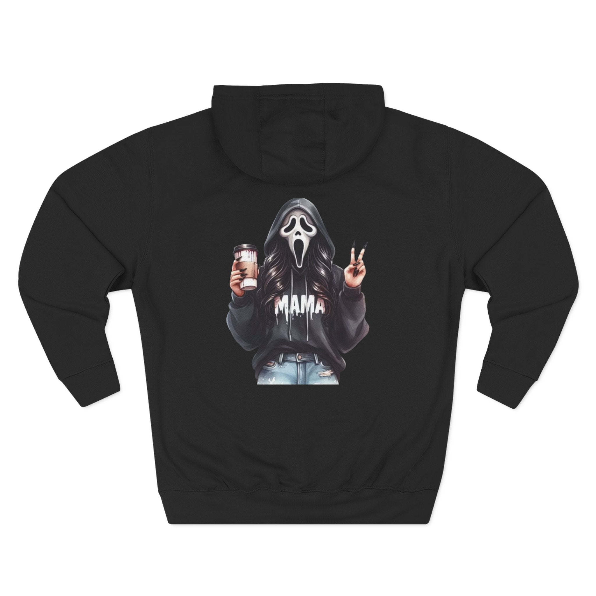 Three-Panel Fleece Hoodie mama rocking her dark side