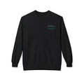 Sudadera — "Buena Mente, Buenas Vibras, Buena Vida" Cuello Redondo Inspiracional