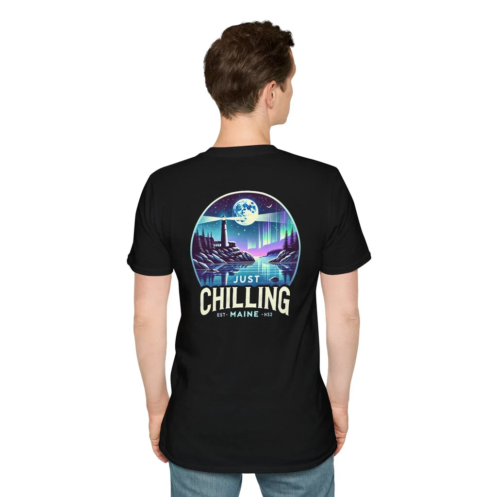 Just Chilling Scenic Tee – Coastal Escape- Maine Edition - Just Chilling Inc.