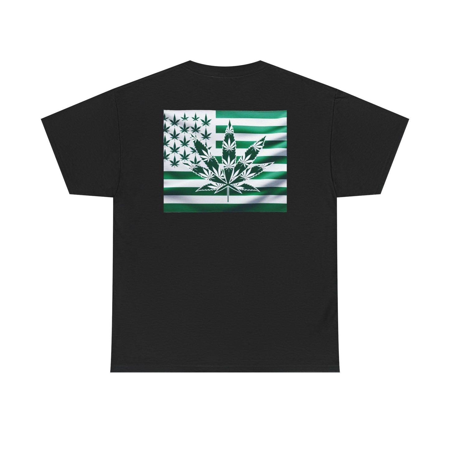 Unisex Heavy Cotton Tee cannabis all-star and flag tee
