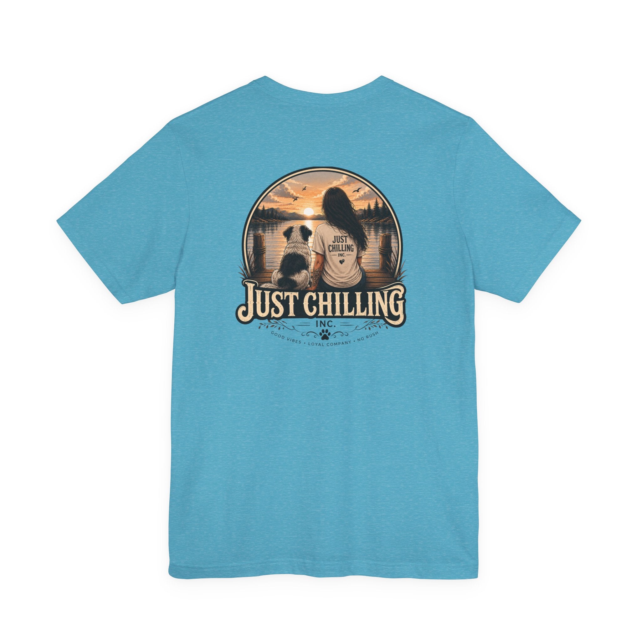 Jersey Short Sleeve Tee – Unisex Cotton Crew Neck Girl Dog Shirt