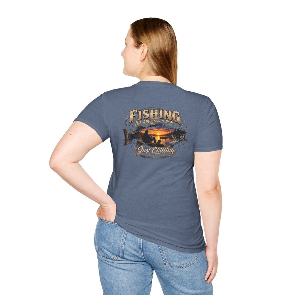 Fishing Addiction Unisex Softstyle T-Shirt | Just Chilling Tee for Anglers | Gift for Fishing Lovers, Outdoorsmen, Father's Day, [...]