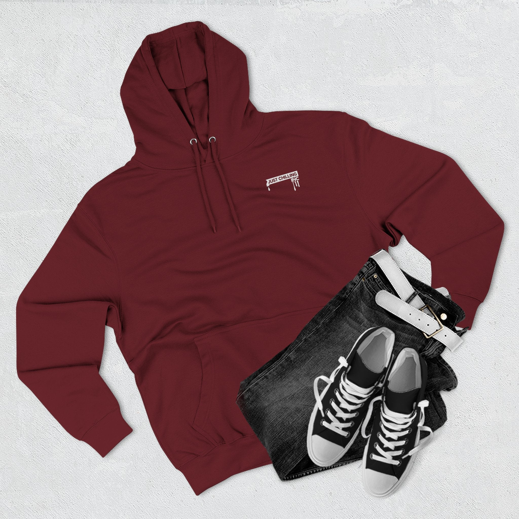 Three-Panel Fleece Hoodie mama rocking her dark side