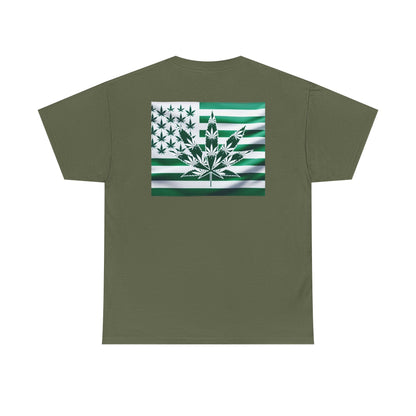 Unisex Heavy Cotton Tee cannabis all-star and flag tee