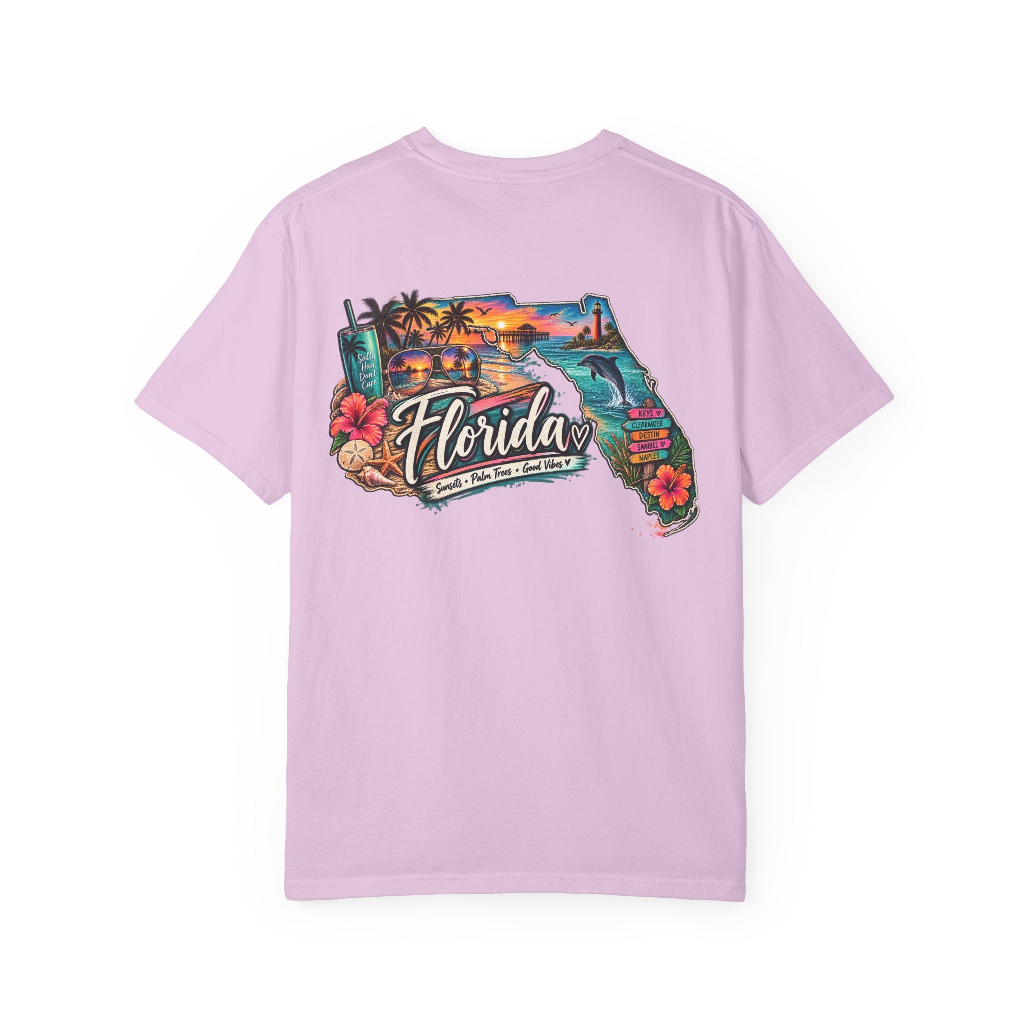 Florida Vintage Map T‑Shirt — Retro Beach State Graphic Tee
