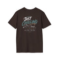 Classic Black Crewneck T-Shirt — Minimal Everyday Tee (Just Chilling)
