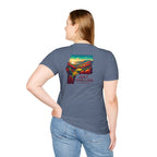Just Chilling Unisex Softstyle T-Shirt, Casual Tee, Summer Wear, Vermont Graphic Tee, Relaxed Fit Shirt, Outdoor Adventure Top