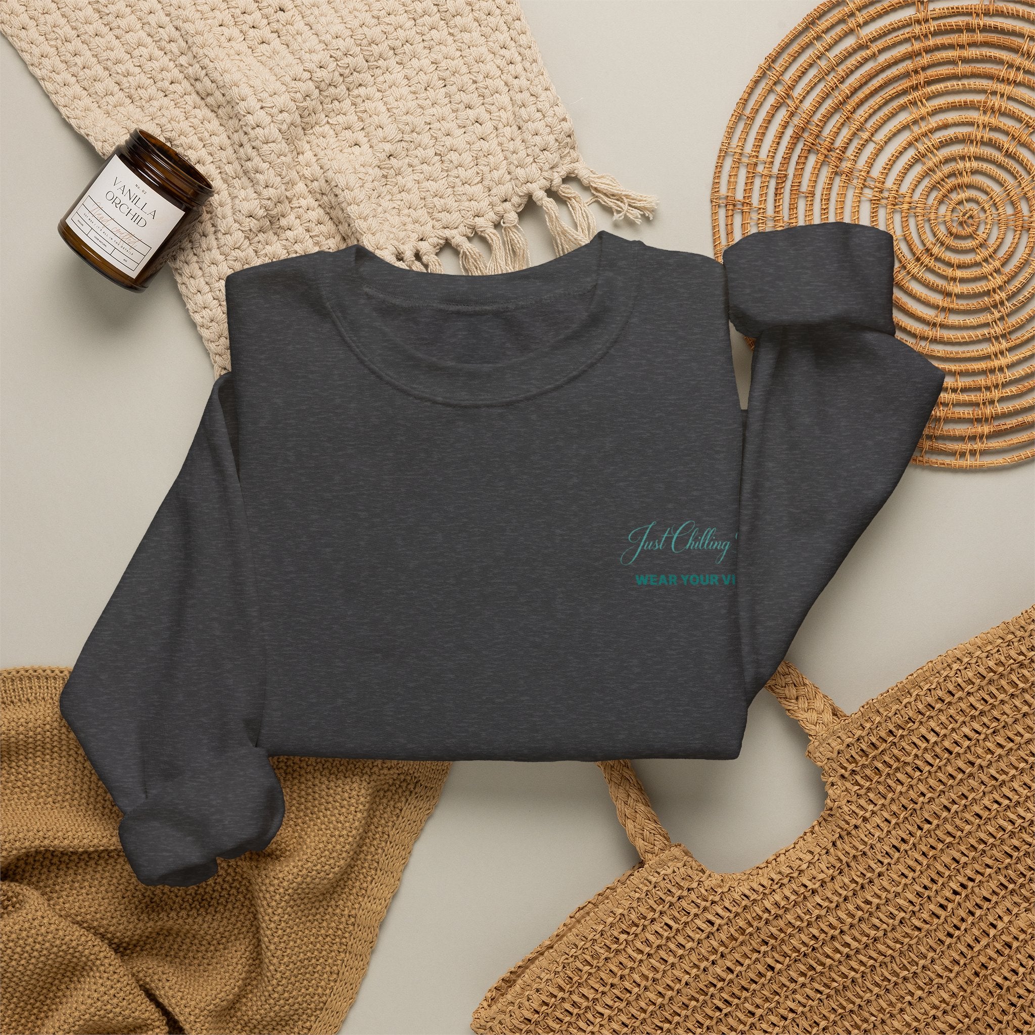 Music is Happiness Lightweight Crewneck Sweatshirt