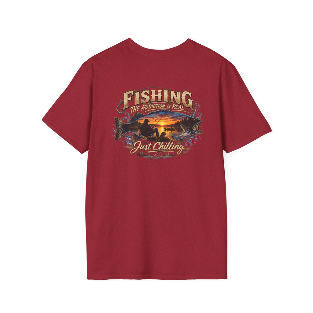 Fishing Addiction Unisex Softstyle T-Shirt | Just Chilling Tee for Anglers | Gift for Fishing Lovers, Outdoorsmen, Father's Day, [...]