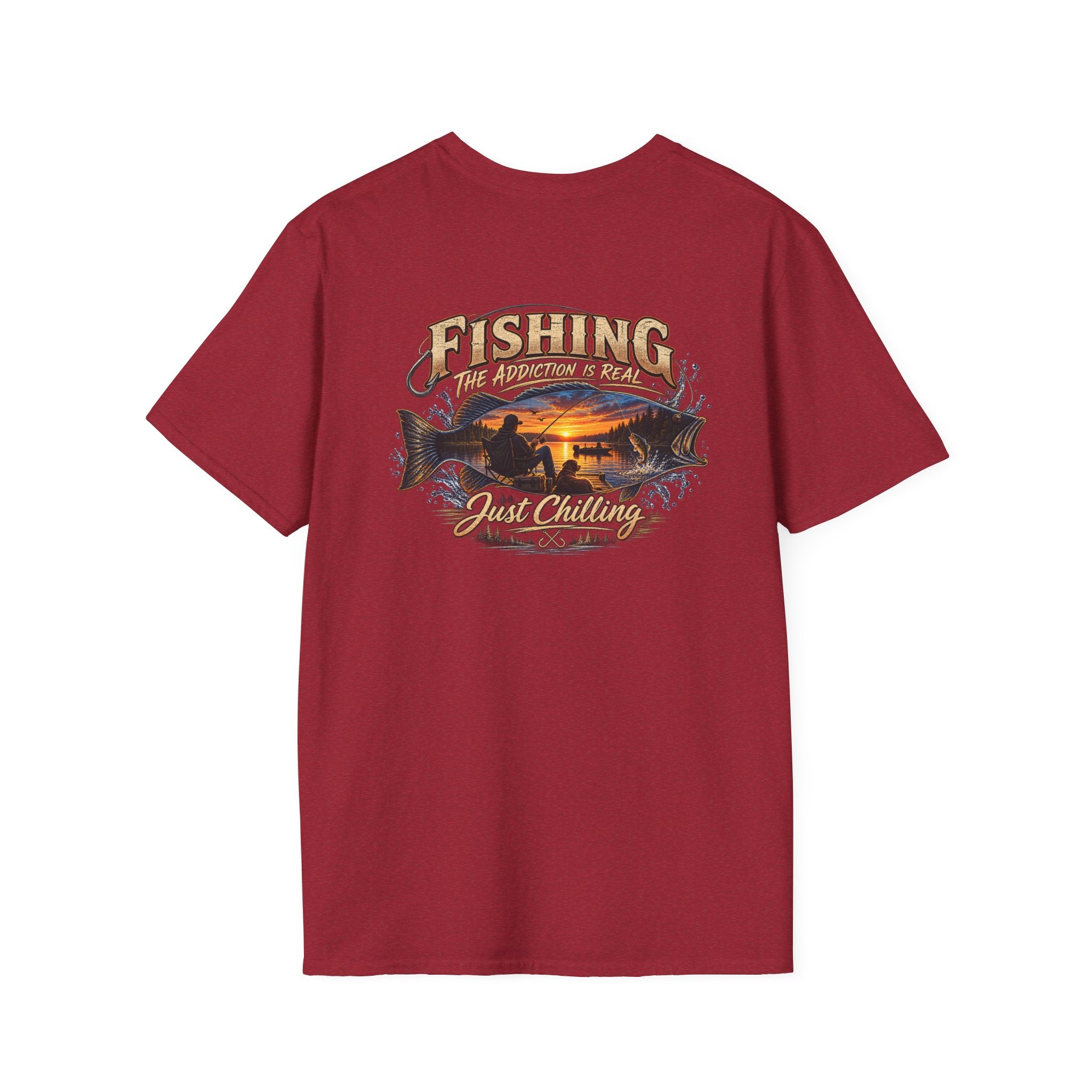 Fishing Addiction Unisex Softstyle T-Shirt | Just Chilling Tee for Anglers | Gift for Fishing Lovers, Outdoorsmen, Father's Day, [...]