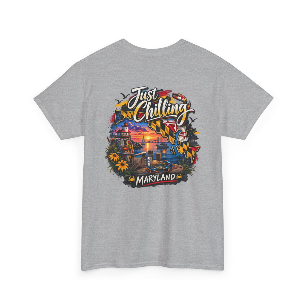 Maryland State Vibes T-Shirt — Baltimore MD Flag Inspired Tee