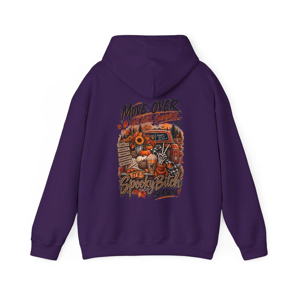 Halloween Truck Hoodie — "Move Over" Fall Pumpkin Harvest Sweatshirt
