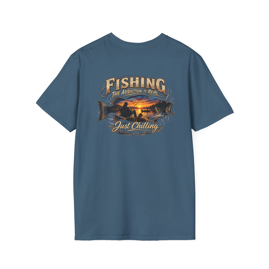 Fishing Addiction Unisex Softstyle T-Shirt | Just Chilling Tee for Anglers | Gift for Fishing Lovers, Outdoorsmen, Father's Day, [...]